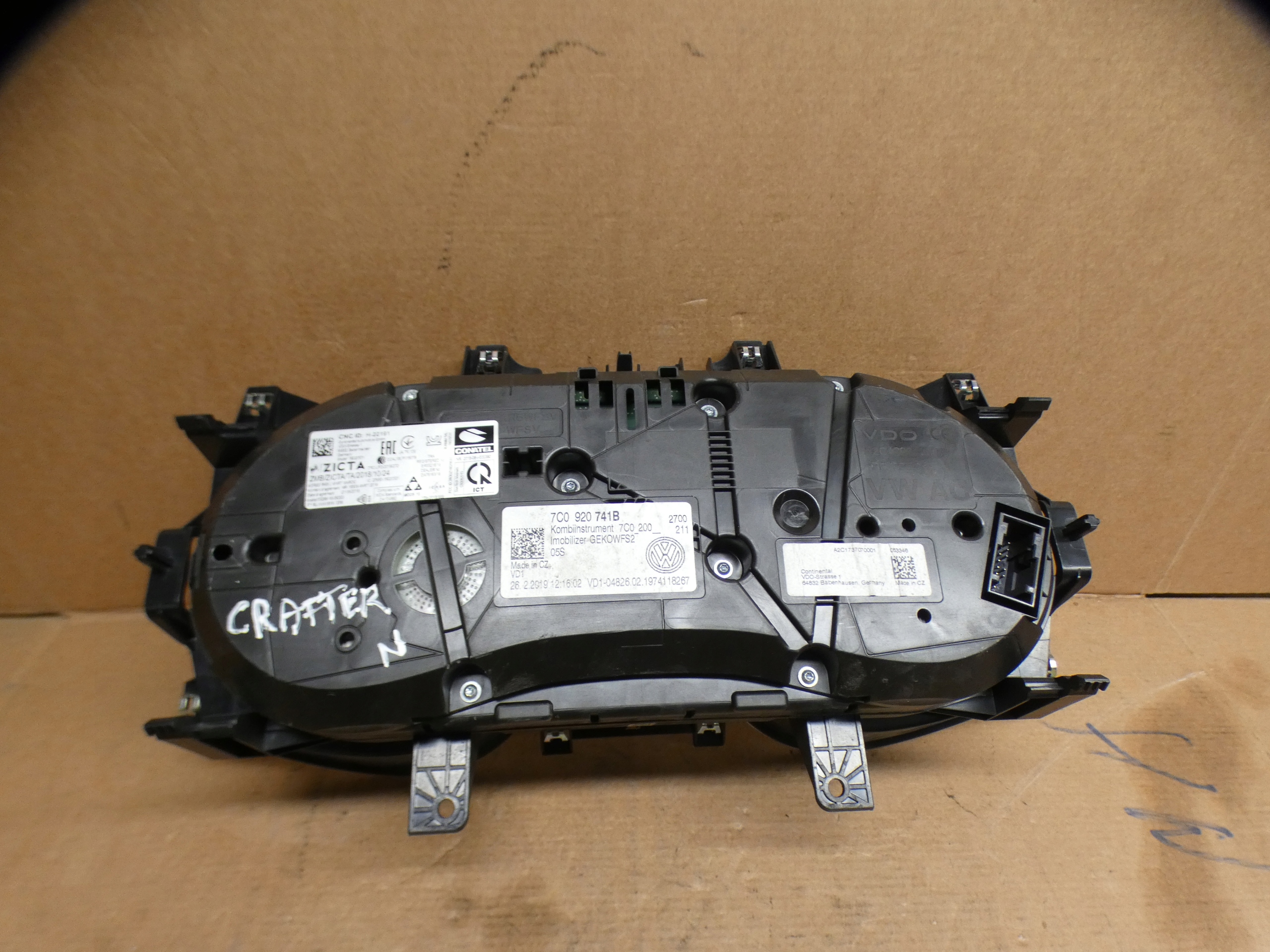 dials dials 7C0920741B VW Crafter II 2.0 TDI