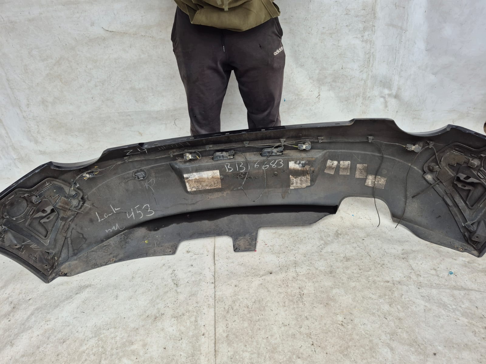 BMW Z4 E85 E86 02- bumper rear part rear 4XPDC 7016068 NIGHT BLUE