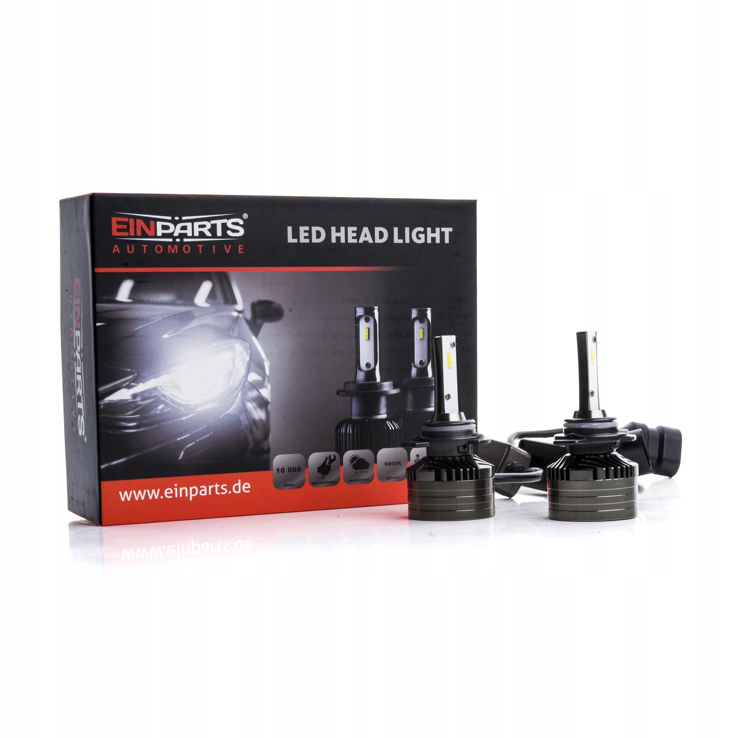 Led žiarovky HIR2 EinParts EPLH41 Csp Canbus 6000K 2 ks