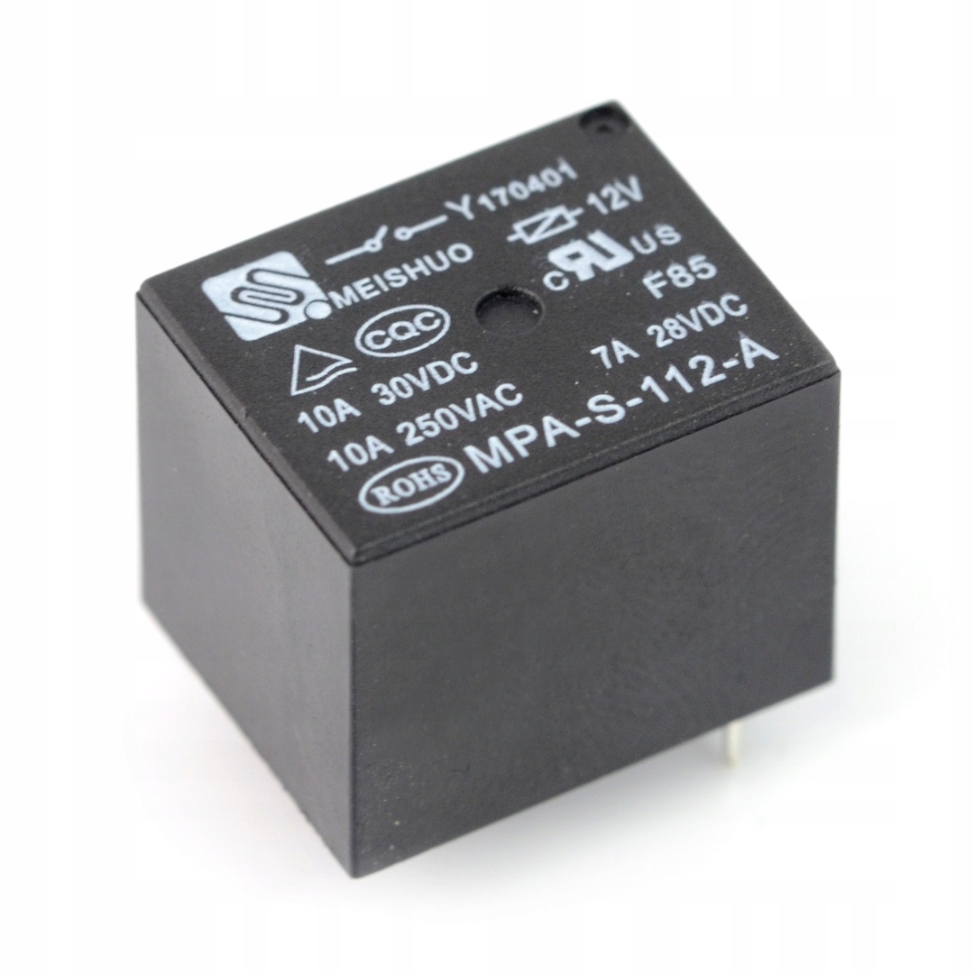 

Przekaźnik MPA-S-112-A cewka 12V, styki 1x