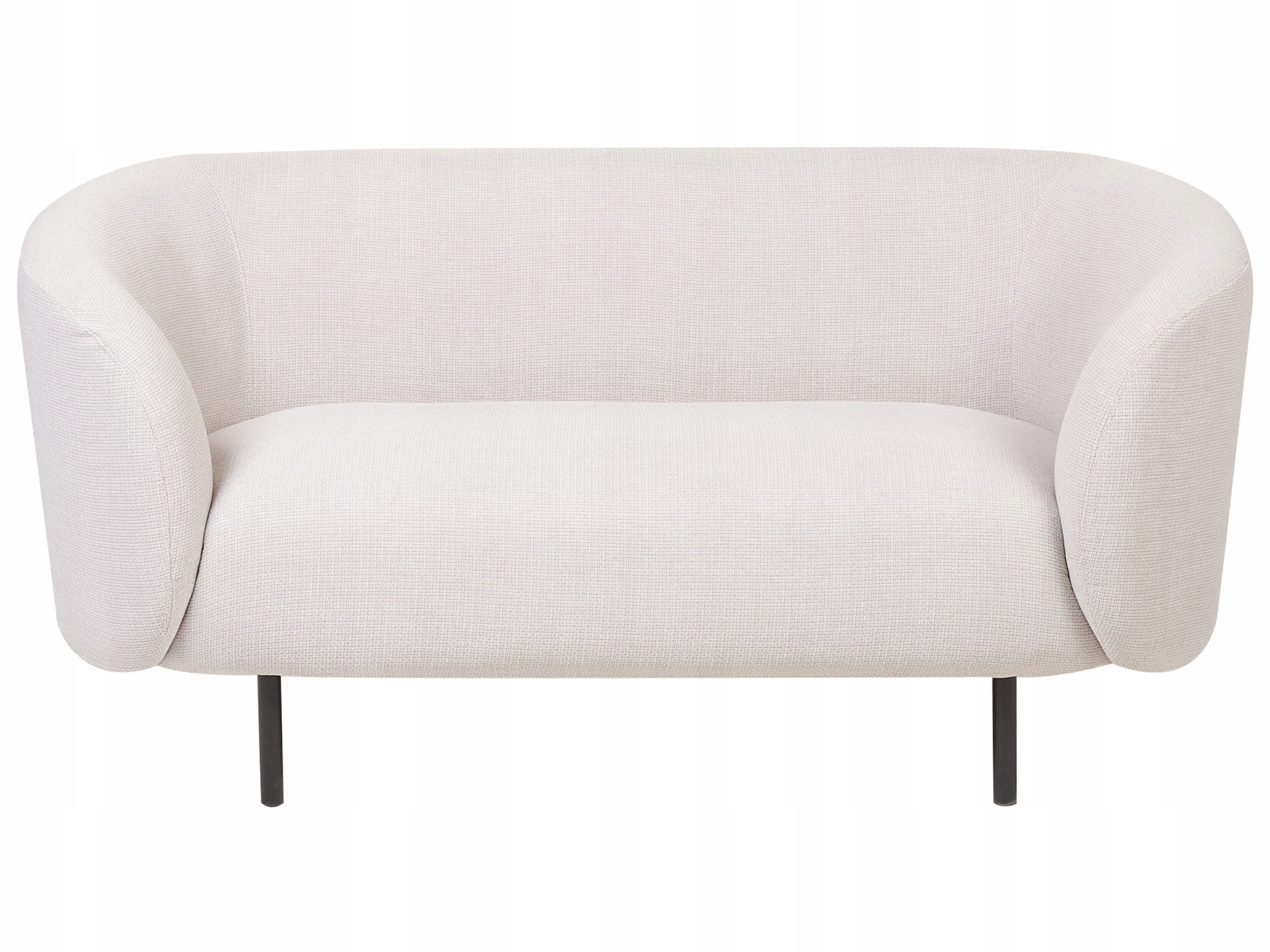 Sofa dwuosobowa beżowa