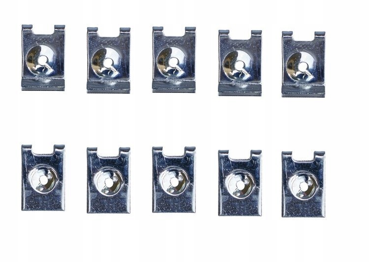 10x BLASZKA SPINKA MONTAŻOWA POD WKRĘT 3,0 DO OSŁONA NADKOLE ZDERZAK PŁYTA