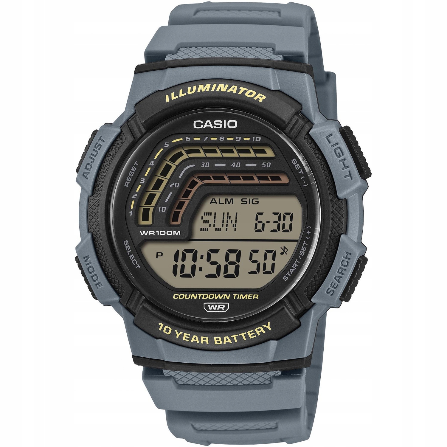 Pánské Hodinky Casio WS-1800-2AVEF modrý pásek