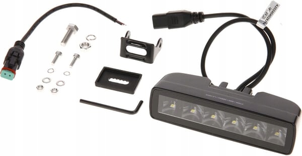 Led pracovní lampa obdélníková 30W 2880lm 12/24V, bílá, 157x49.7x60 mm