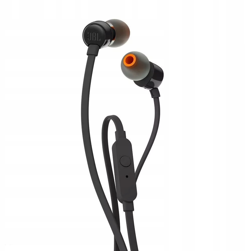NOWE SŁUCHAWKI DOKANAŁOWE JBL T110 ! CZARNE ! Mikrofon tak