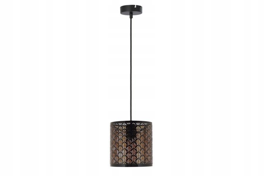 Černá závěsná lampa Toulouse Ø20 cm E27 60W Reality, nastavitelná