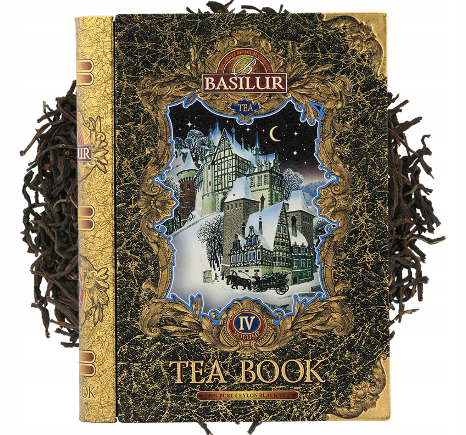 Basilur Tea Book Vol IV čaj Zimní Kniha Dárek 100 g