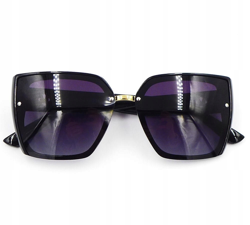 OKULARY POLARYZACYJNE DAMSKIE KWADRATOWE + ETUI Marka PolarZONE