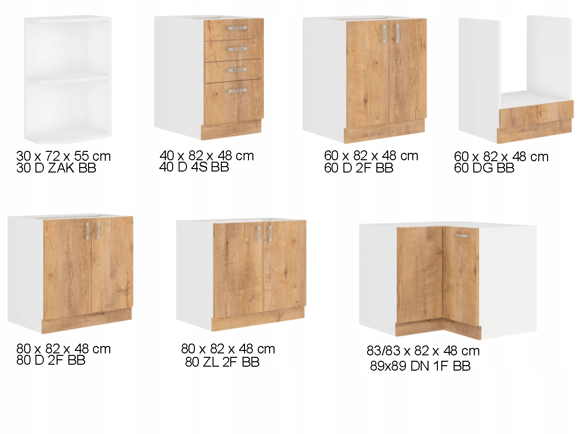 Szafka kuchenna ANIA pod zlewozmywak HIT SPRZEDAŻY Kod producenta 1234578