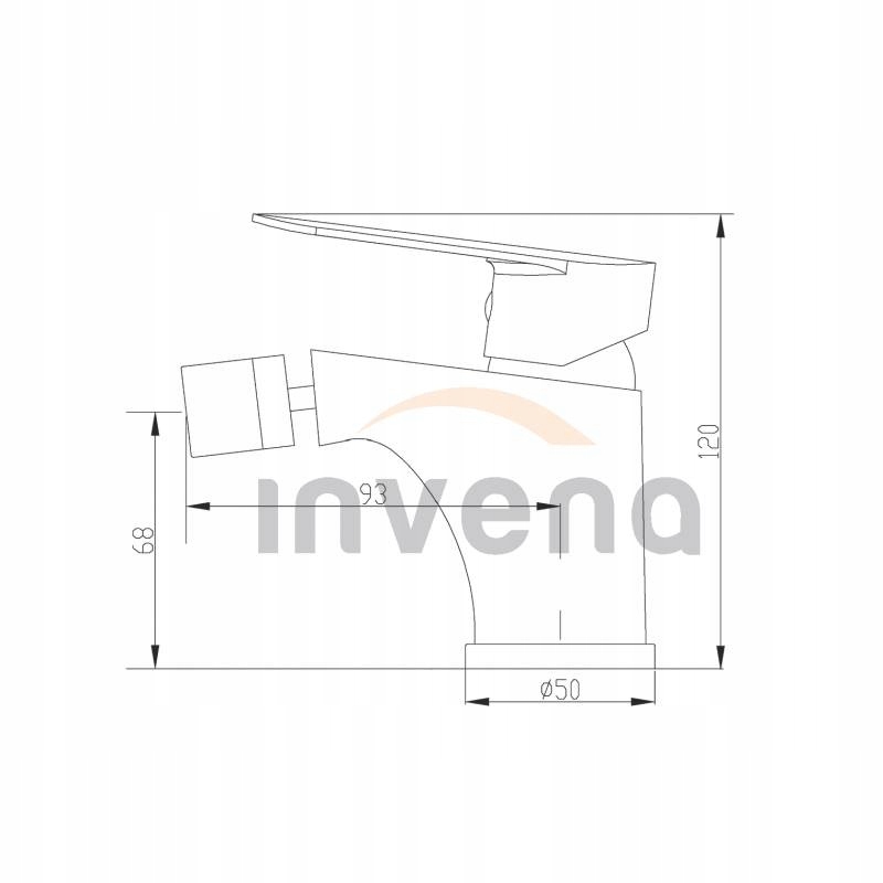 BATERIA KRAN BIDETOWA BIDETKA STOJĄCA CHROMOWANA AREATOR OSZCZĘDZAJĄCY WODĘ Stan opakowania oryginalne