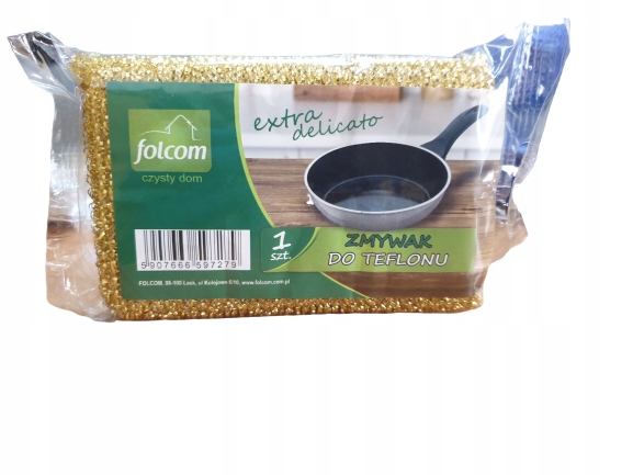 

Zmywak do teflonu złoty