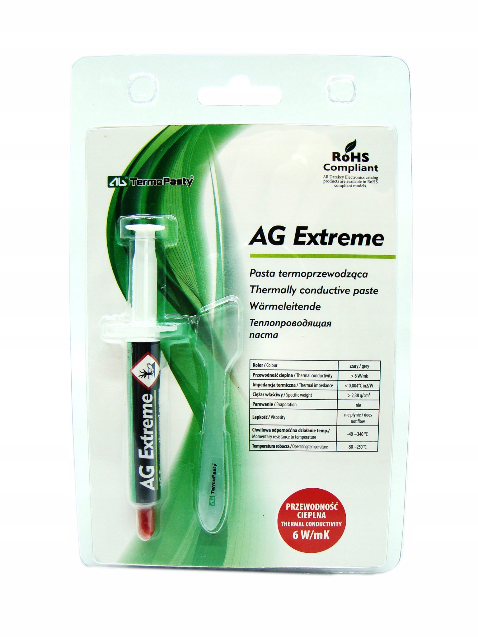 Pasta Termoprzewodząca Ag Extreme 3g TermoPasty