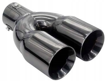 5820 - Выпускной наконечник большой двойной диффузор 2X 76 мм