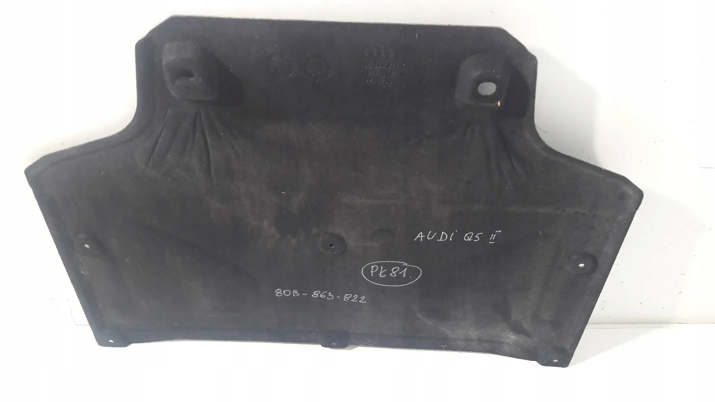 Audi Q5 II motor cover lower 80B-863-822 (PL81)