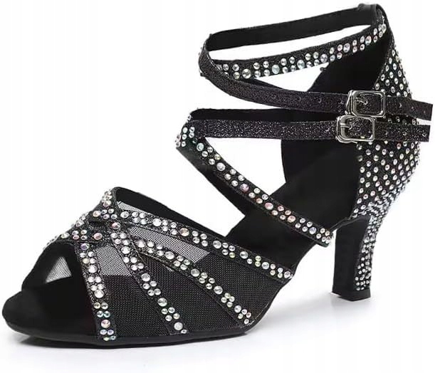 Rosefinch Buty Do Tańca Latino Czarne Ze Skórą 39 J0A