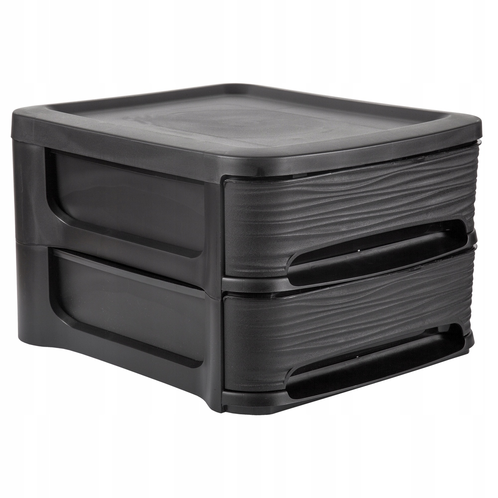 

Organizer z 2 szufladami Eda Stone 7l czarny