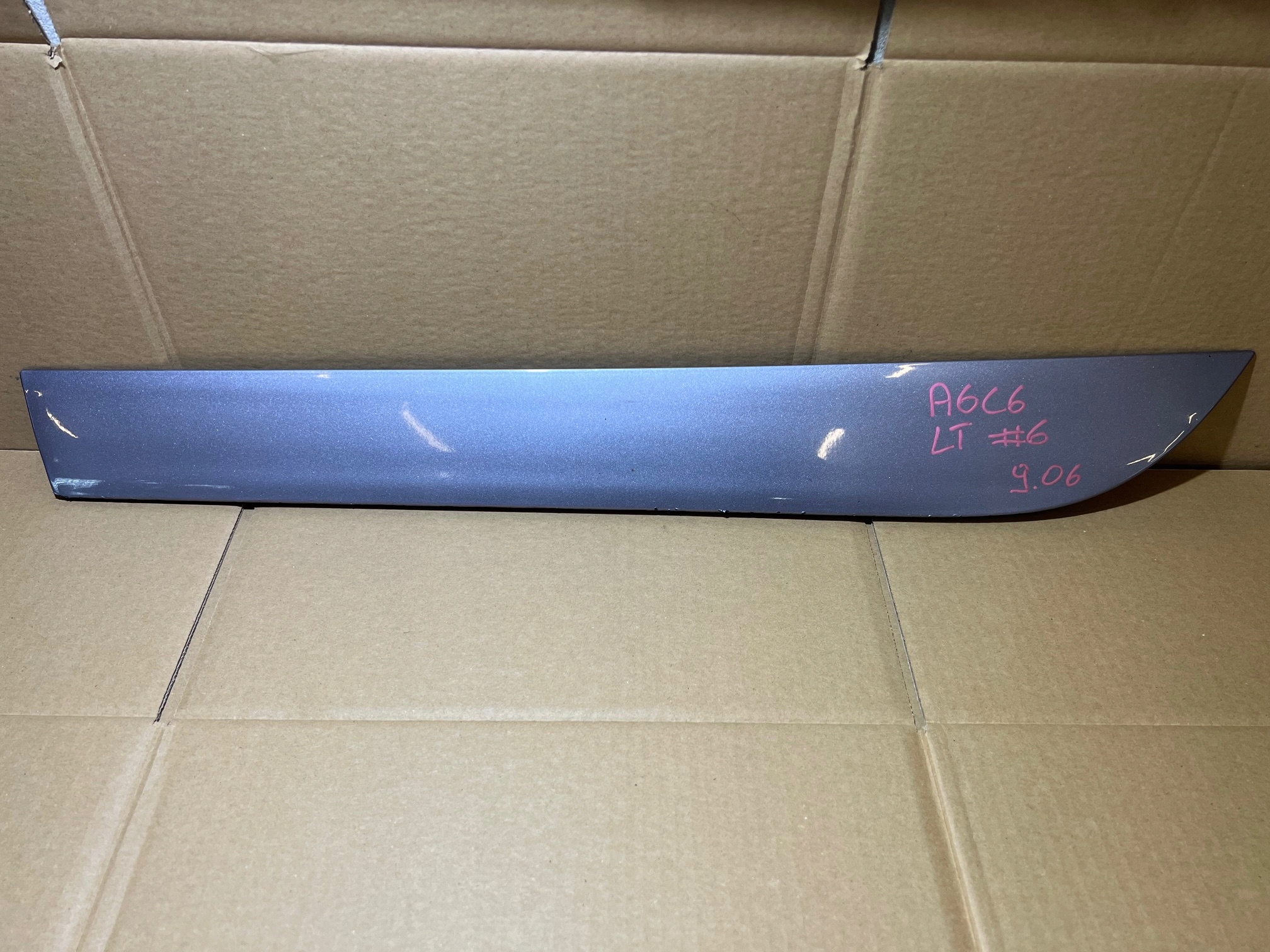 AUDI A6 C6 moulding lower door left rear part left rear