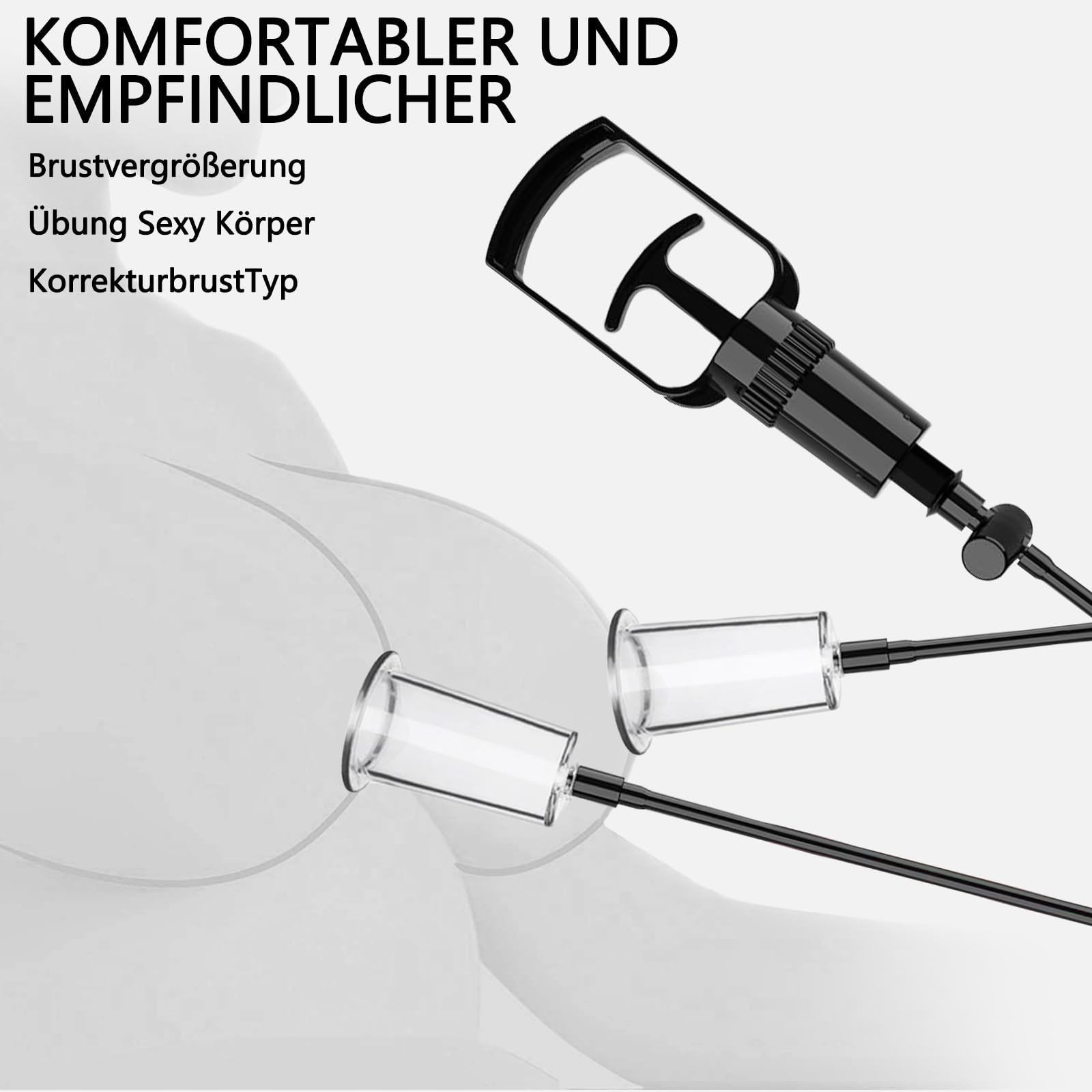 AMZII 3W1 Pompka Wakuumowa Z Nippelami Stymulator Klitorisu Dla Kobiet — miniatura 5