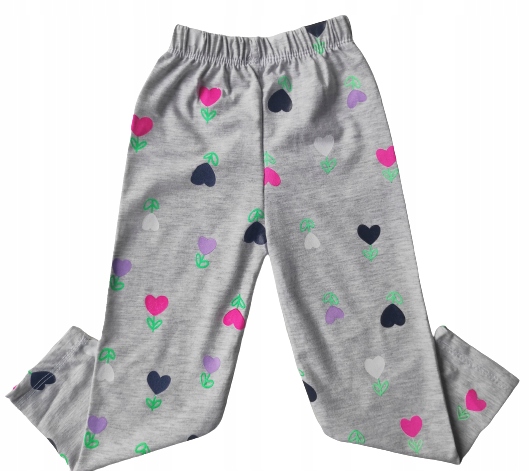 

Legginsy dla dziewczynki dziewczęce getry serca 86
