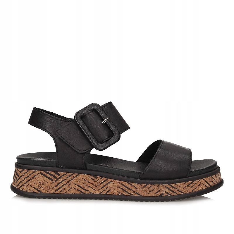 Klasické dámské sandály na platformě Rieker W0800-00