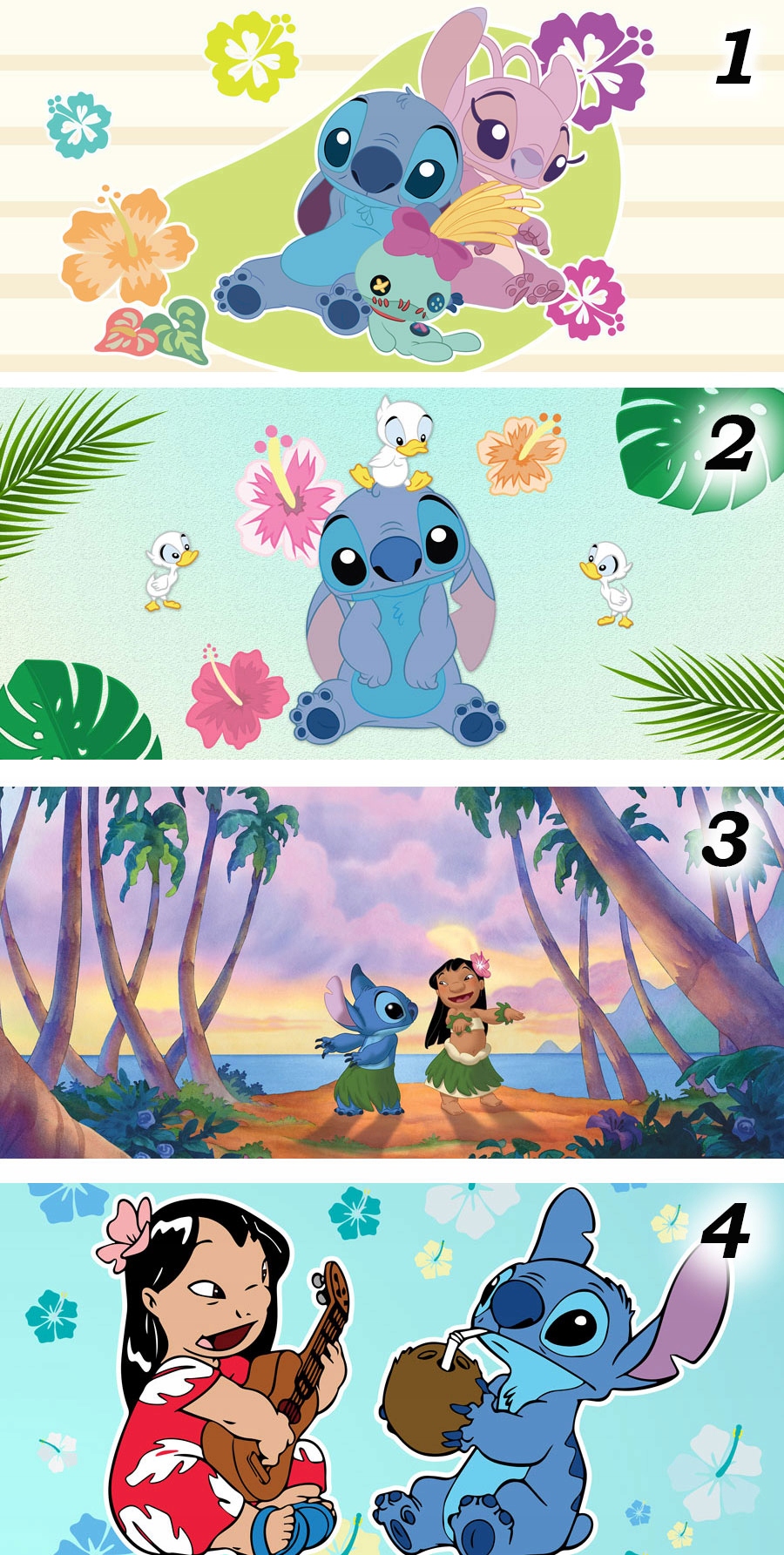 Fototapeta dla dzieci LILO I STICH 200x95 samoprzylepna Długość 0.95 m