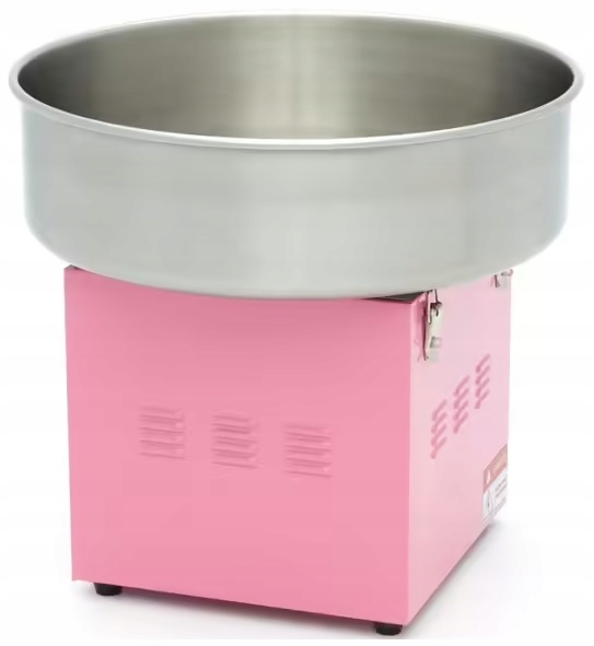 Maszyna do Waty Cukrowej - Ø 52 cm - Różowa MAXIMA 09506000 Marka Maxima