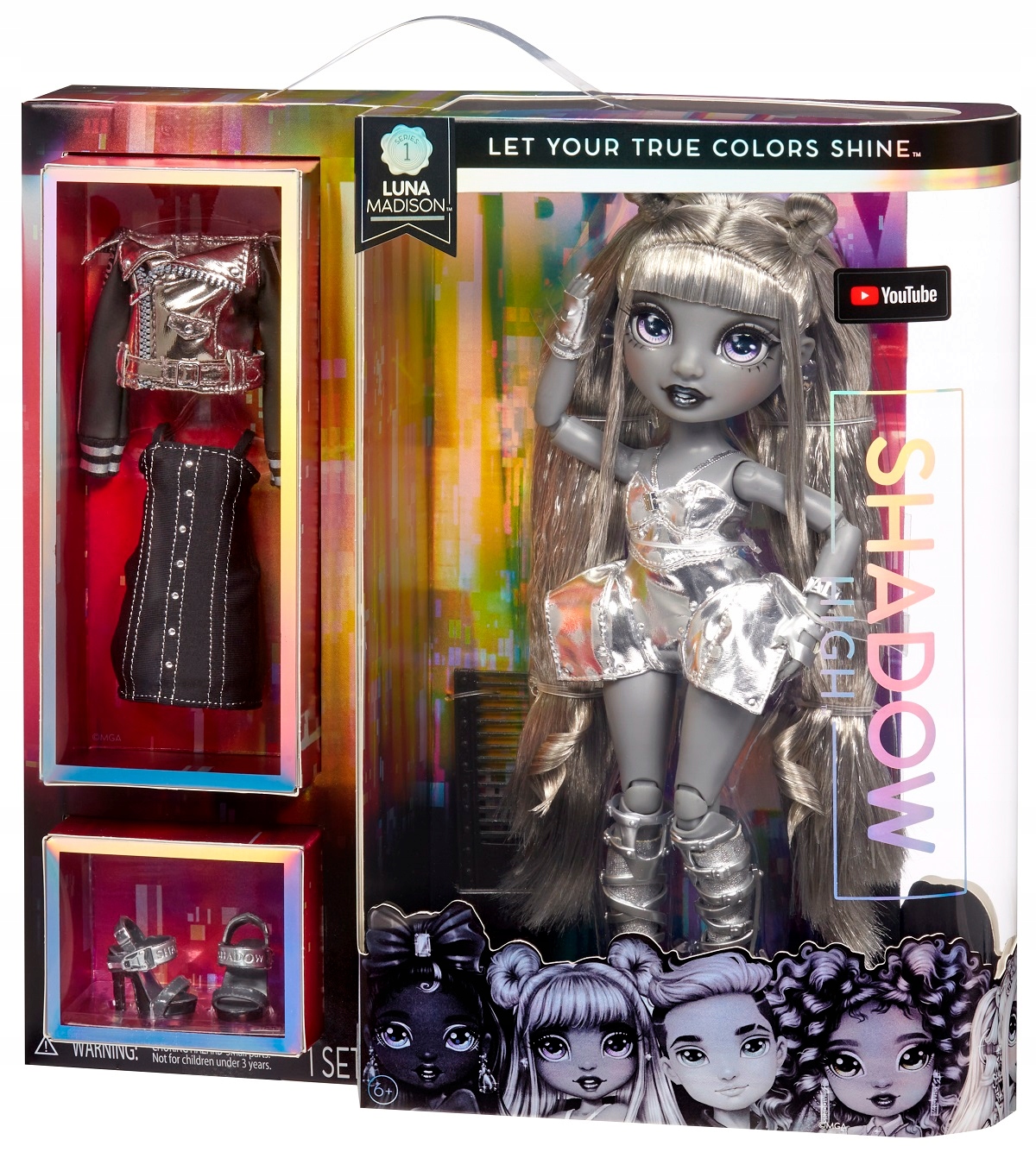 

Rainbow High Shadow Lalka Luna Madison 583530