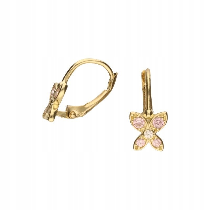 Zlaté Náušnice pr. 585 14 karátů KZ34