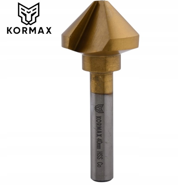 Fréza prohlubovací kuželová 90° kobaltová 40,00 mm 3-břitá Cobalt TiN
