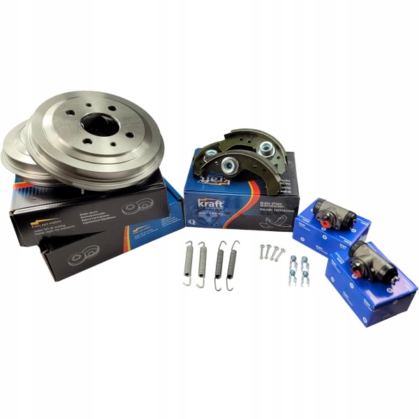 

Zestaw Szczęki Bębny Cylinderki Tył Fiat 126P Nt