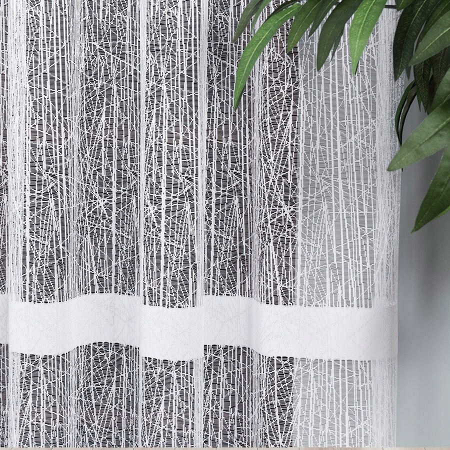 FIRANKA GOTOWA ŻAKARDOWA 230 x 400 CM. Z TAŚMĄ Marka inna