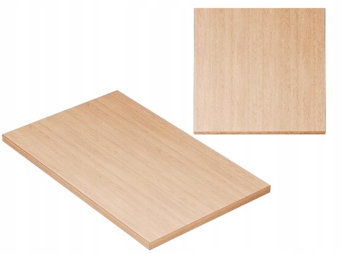 Pracovní deska 100x50 cm buková dřevotřísková deska 18 mm vyztužená Abs