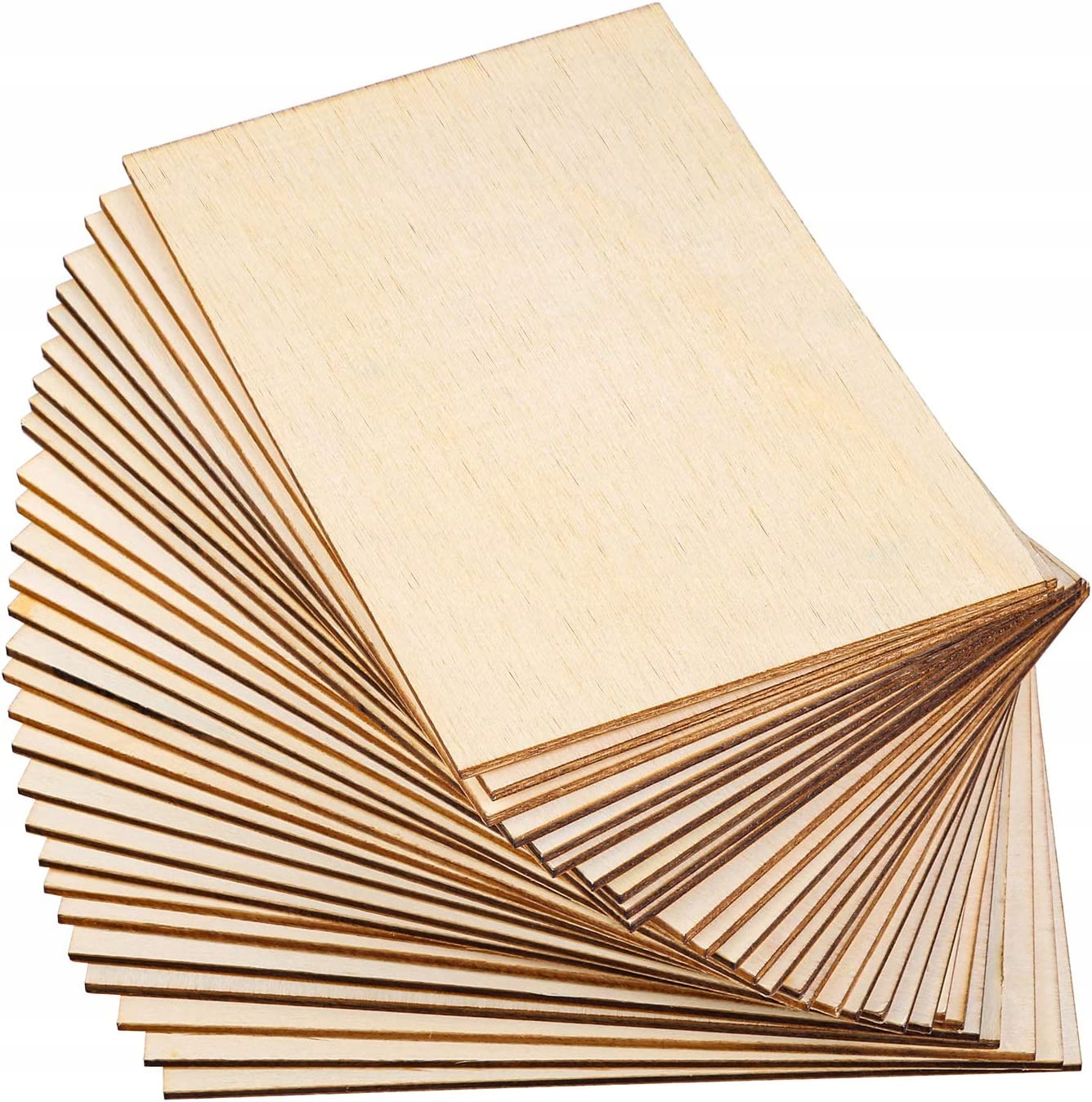 

Prostokąt Drewniany Podkładka Ze Sklejki 10x5cm