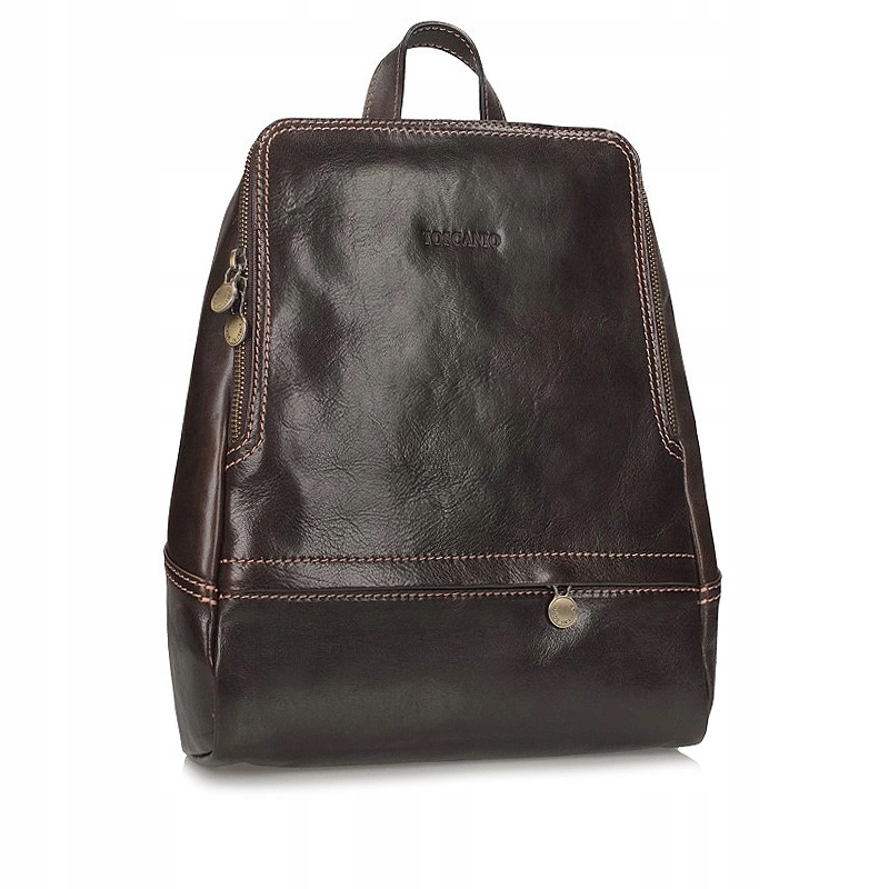 Originální stylový jednokomorový italský Batoh Toscanio G130 C.bronz D23