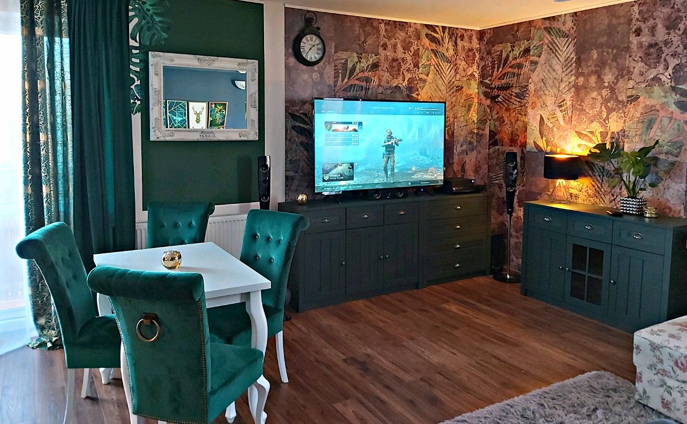 PROWANSJA S2D SZAFA 2 DRZWIOWA GREEN/ZIELONA Typ drzwi Uchylne