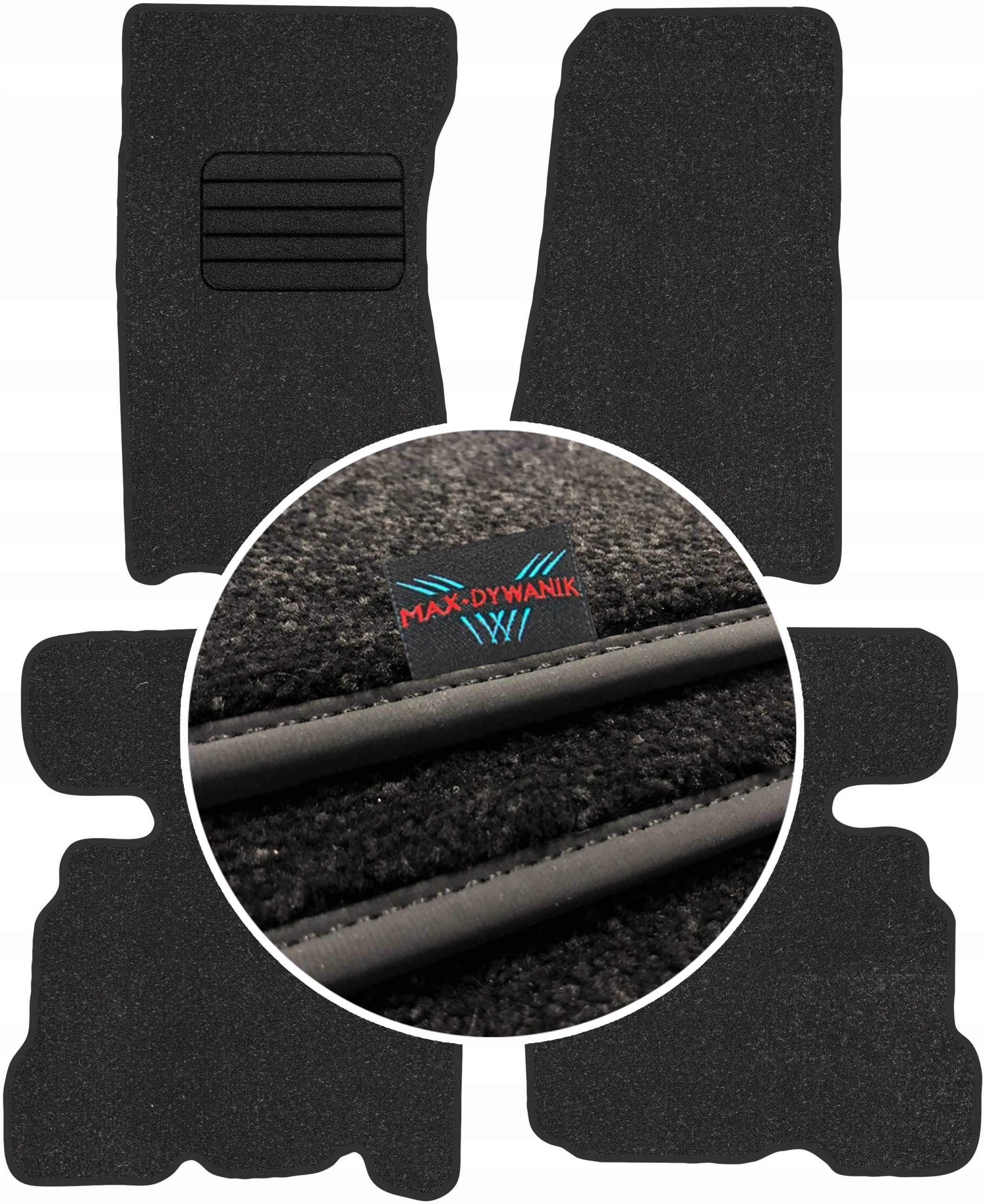 Jeep Wrangler II 4D 2007-2011 Koberce do auta