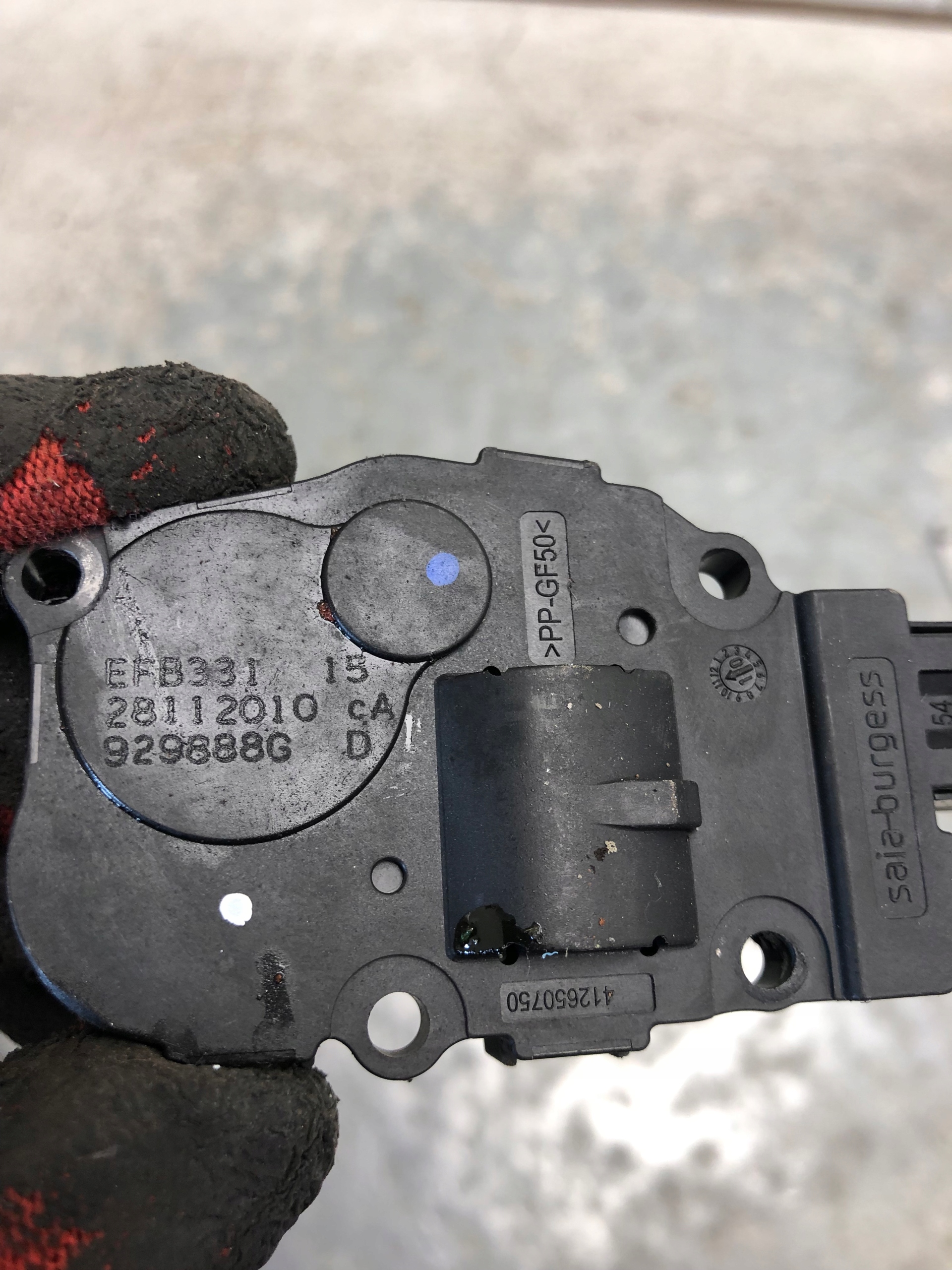 Motor heizgebläse BEHR EFB331