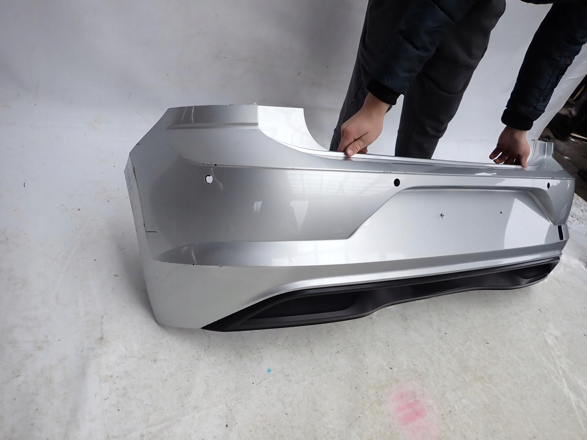 VW POLO VI 6 2G 17-21 bumper rear part rear 4XPDC