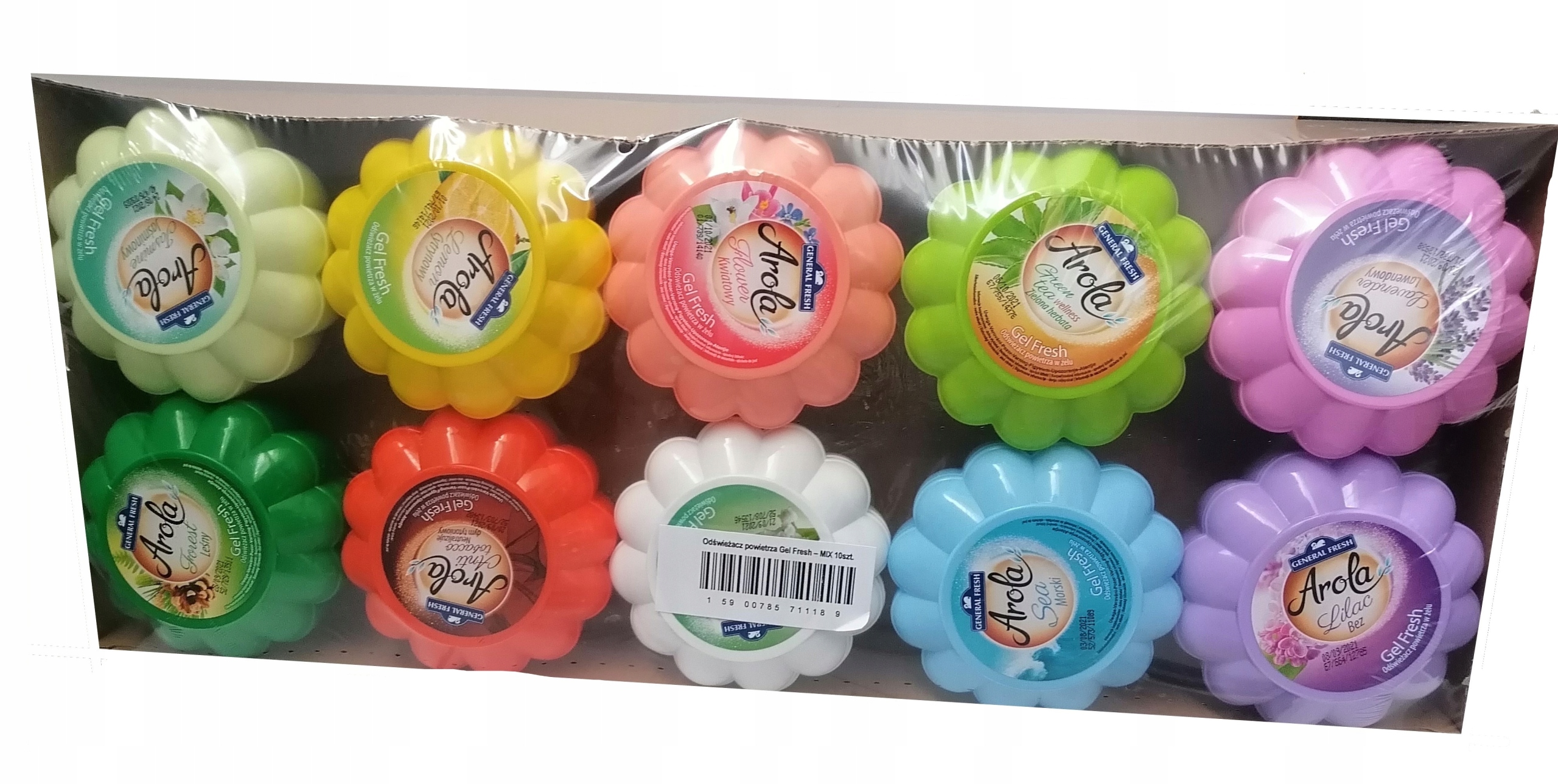 

General odświeżacz w żelu Dynia MIX zapachów 10szt