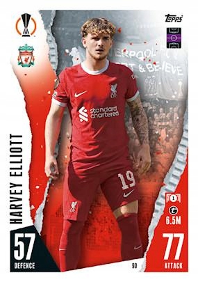 Match Attax 2023/24 90 Harvey Elliott Topps