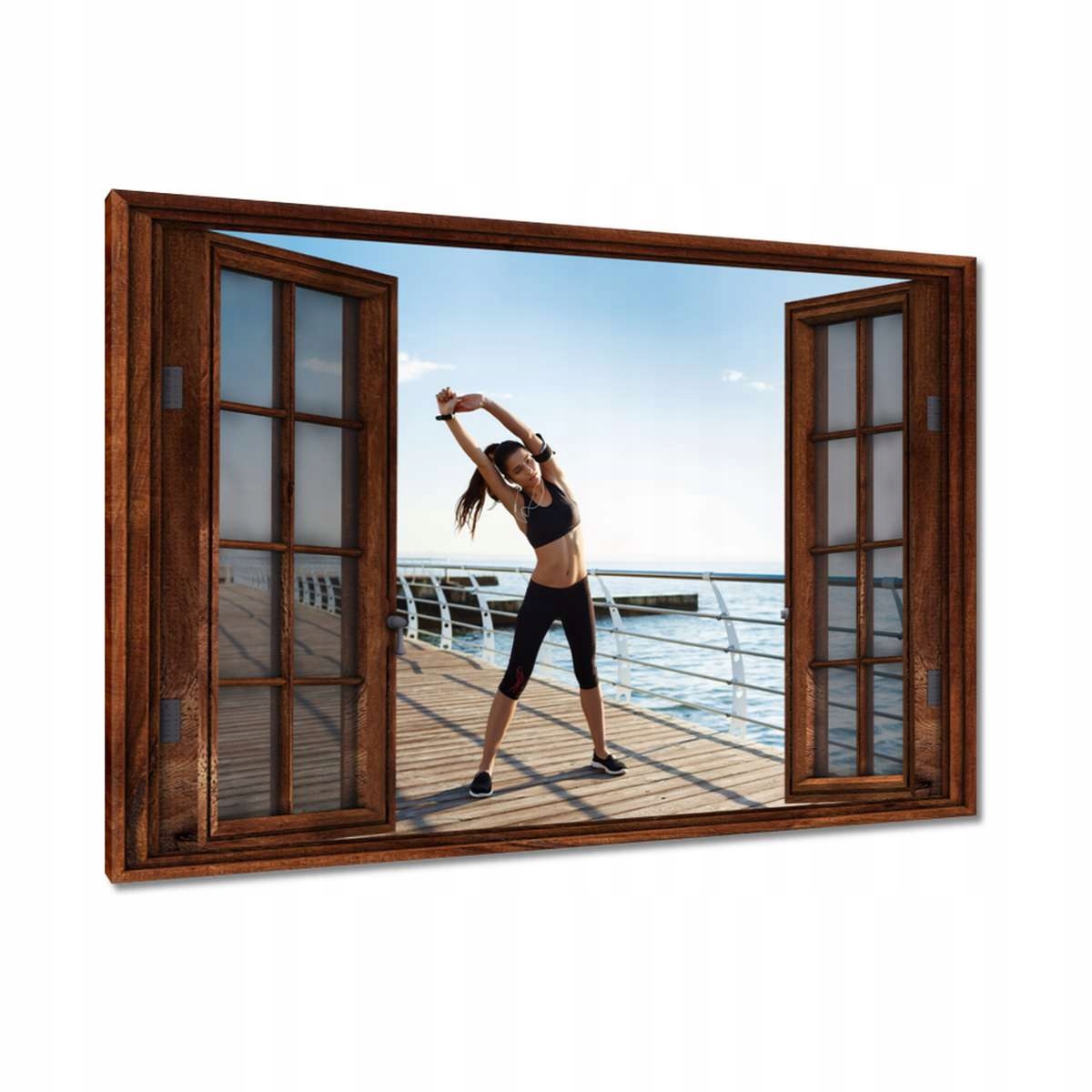 Obrazy 90x60 Přímořské vygibasy Yoga