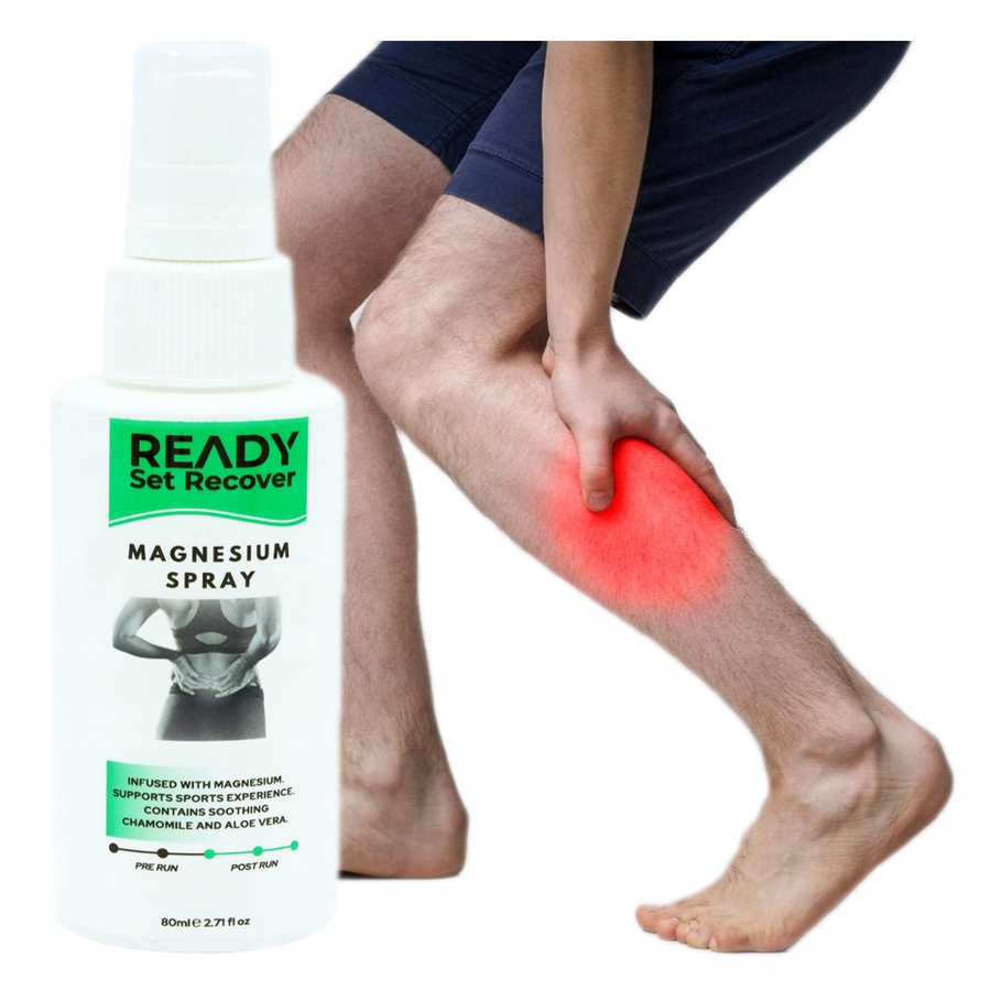 Magnez w Sprayu na skurcze stopy stawy dla sportowców Magnesium