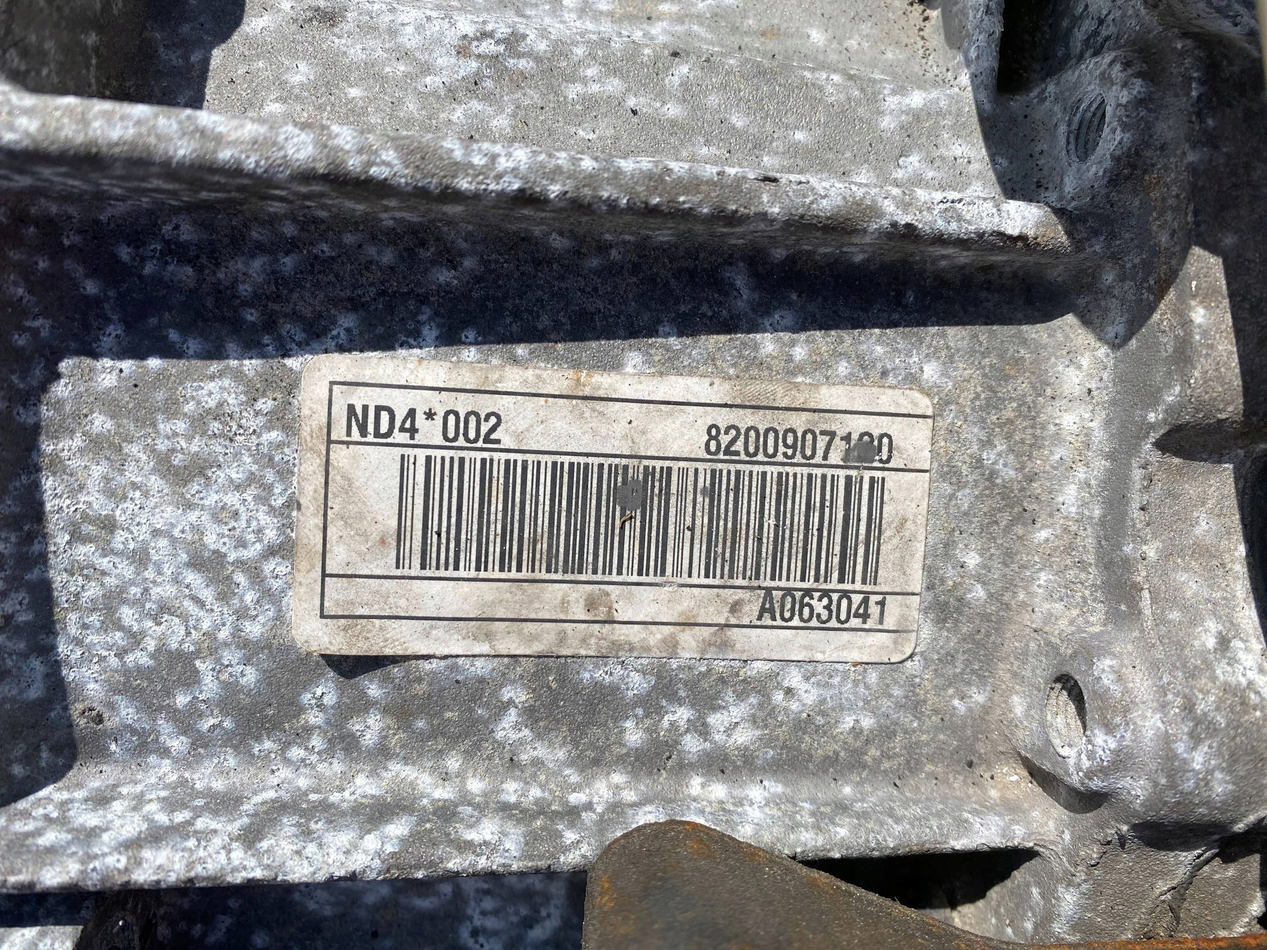 RENAULT SCENIC III 1.9 DCI complete gearbox, ND4002 ND4-002