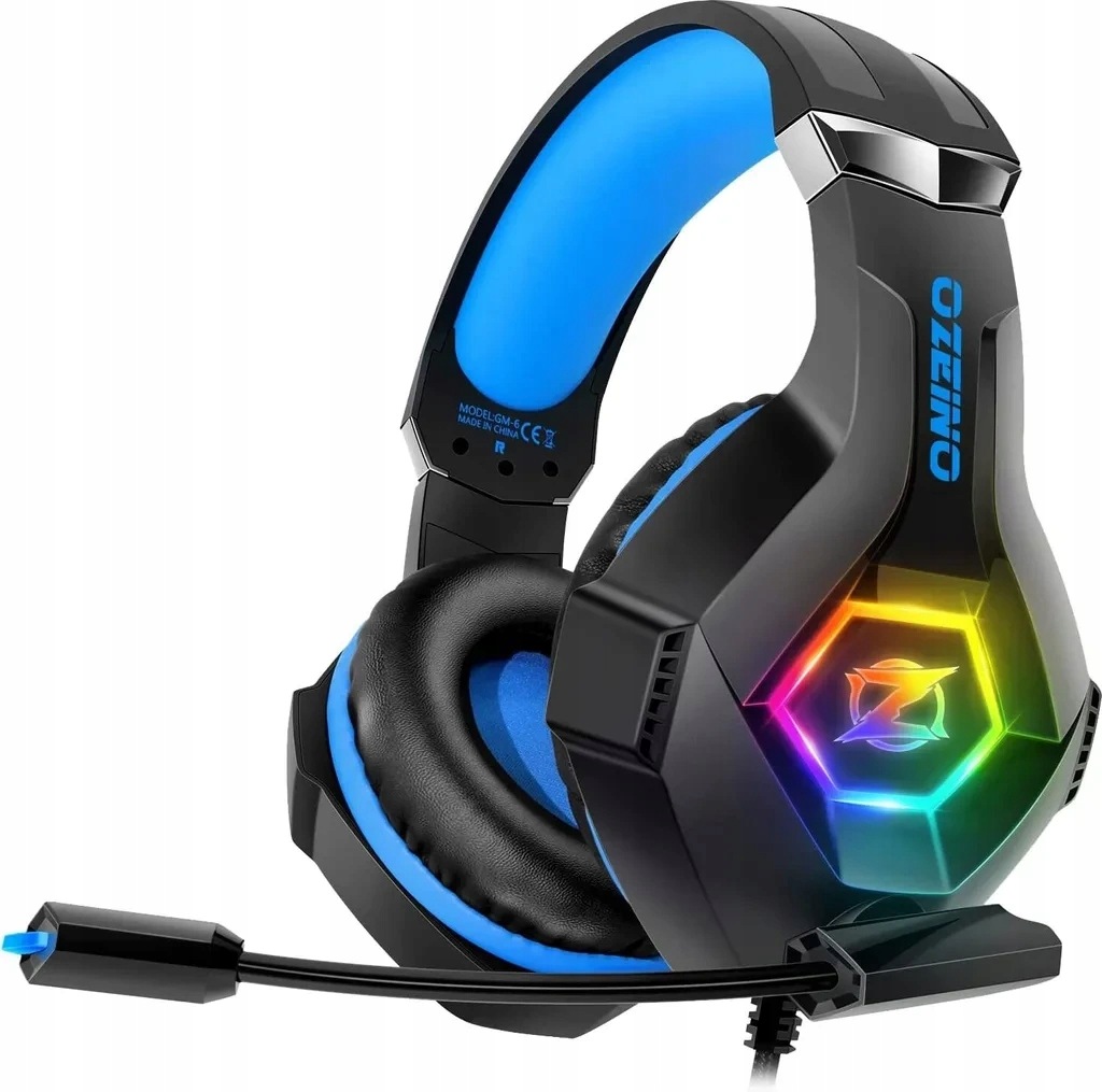 Ozeino ZW1 Gamer fejhallgató mikrofonnal