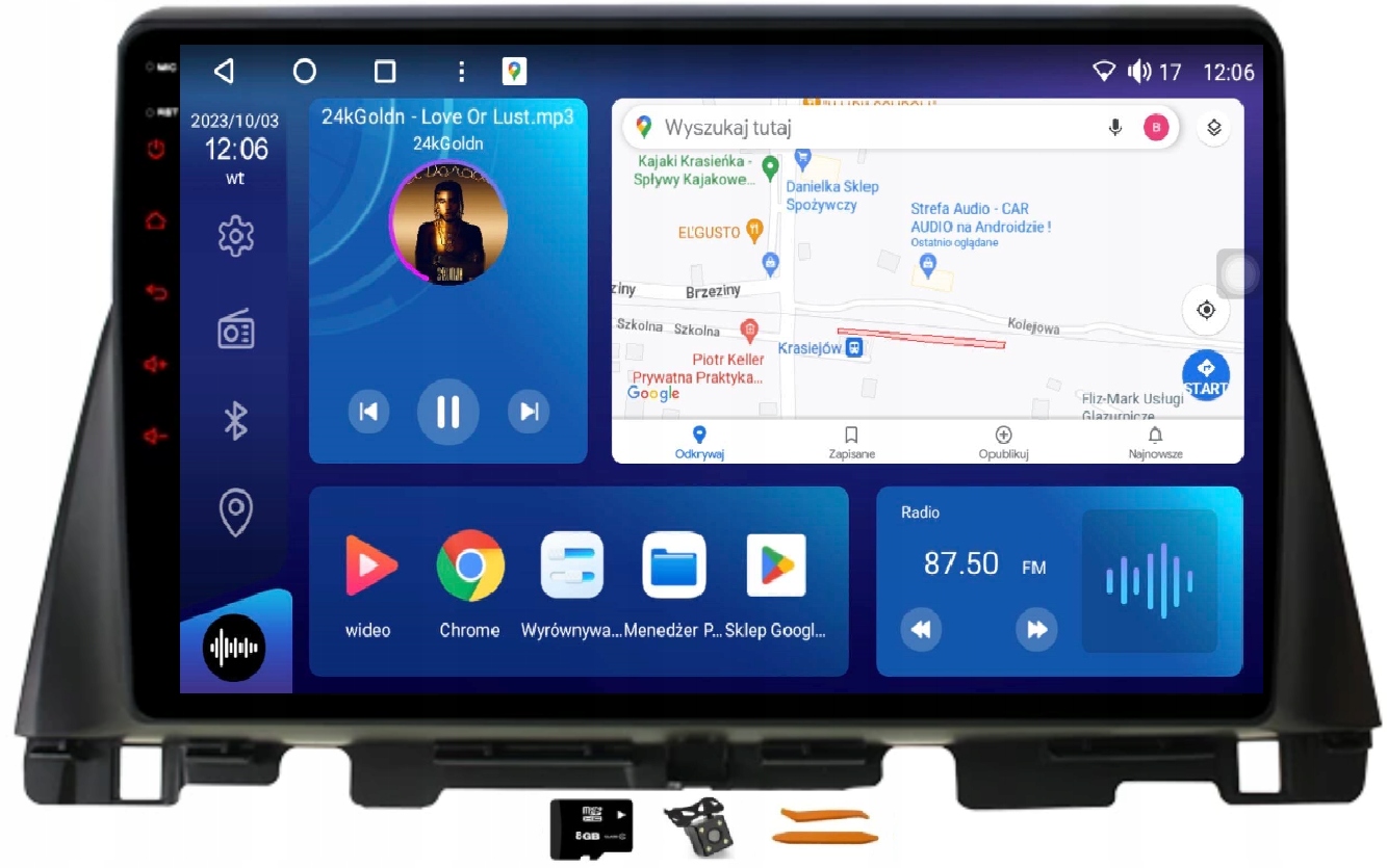 Rádio Android Navigácia Qled Carplay Lte Gps Dsp 128GB Kia Optima 4 15-20