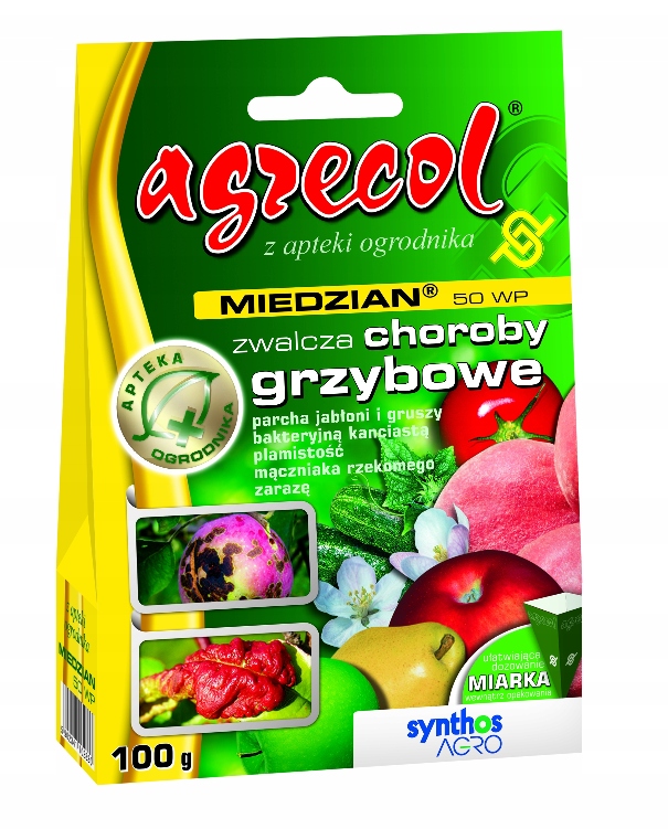 

Miedzian 100G zaraza parch mączniak pomidor
