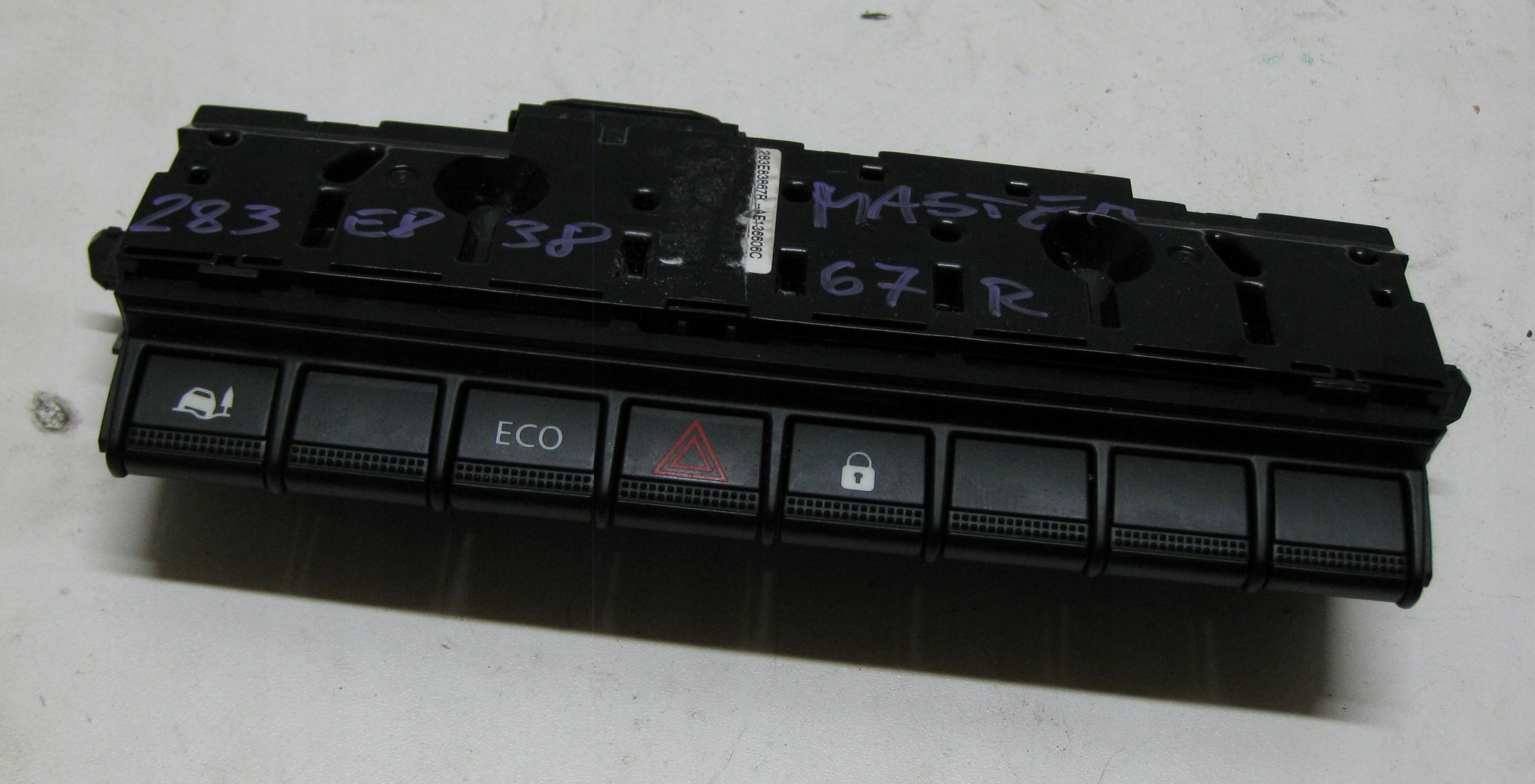 RENAULT MASTER III LIFT control panel switch 283E83867R