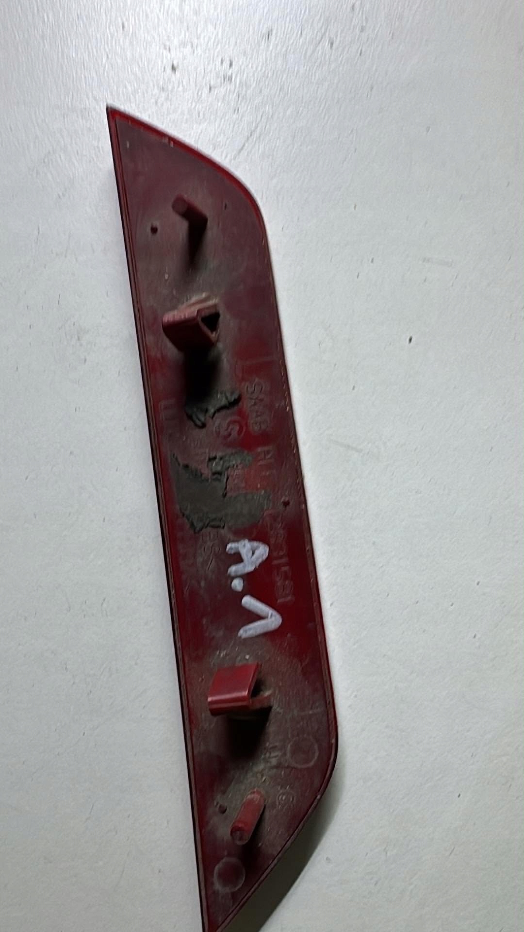 ODBLASK der Stoßstange heck links 12831581 SAAB 93 II 9-3 sc cv