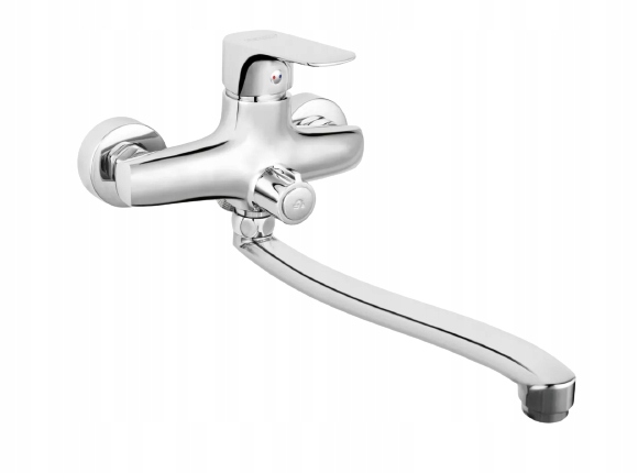 Ferro Nástenná Umývadlová A Vaňová Batéria Tiga, Chróm