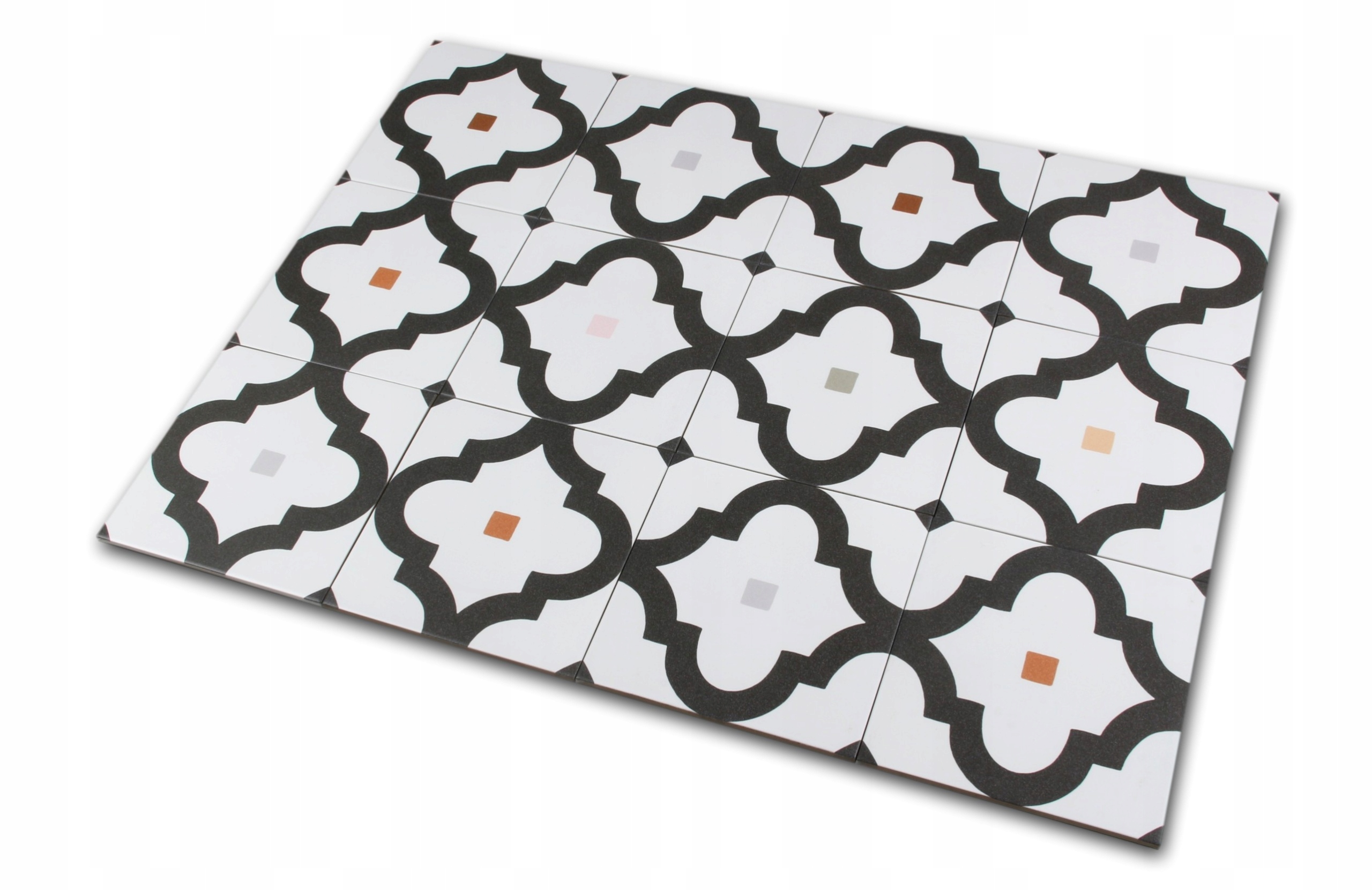 PŁYTKI PATCHWORK RUSTYKALNE VINTAGE PODŁOGOWE ŚCIENNE GRES 20x20 GRAFITO Stan opakowania oryginalne